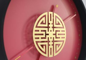 ww-时来运转计时器 good fortune time clock-fu,lu,xi expresses people’s best wishes